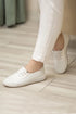 حذاء نسائي يومي - أبيض