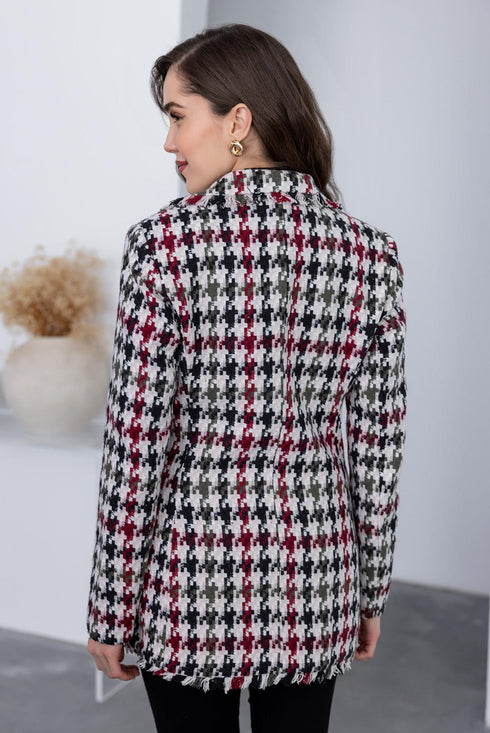 جكيت كاروهات - كريمي