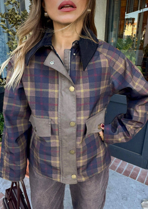 ترانشكوت كاروهات لون بني