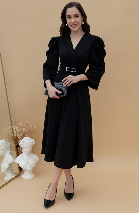 فستان - أسود