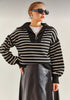 Knitwear Striped Sweater - Black