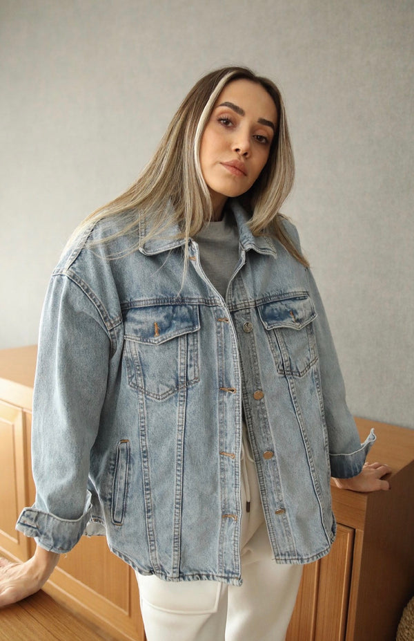 جكيت جينز فاتح