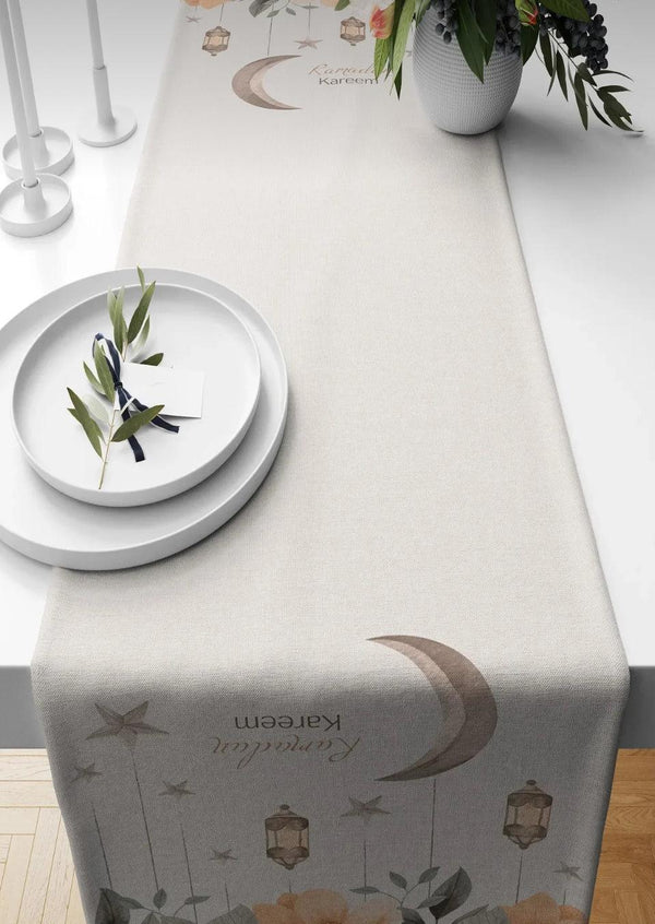 رنر طاولة بتصميم رمضاني