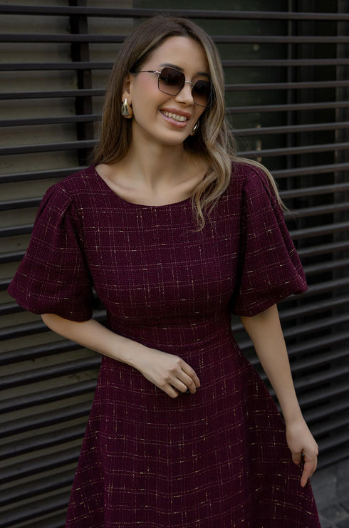 فستان - بوردو