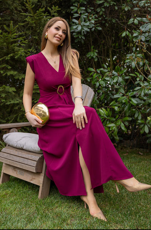 فستان - بوردو