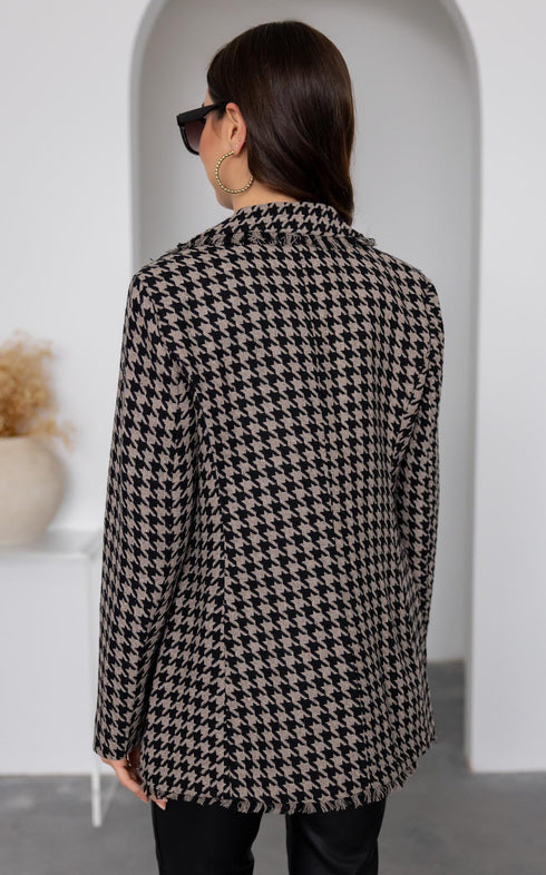 جكيت كاروهات - بني