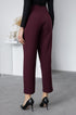بنطلون كلاسيكي- بوردو