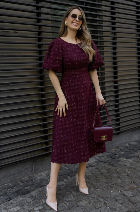 فستان - بوردو