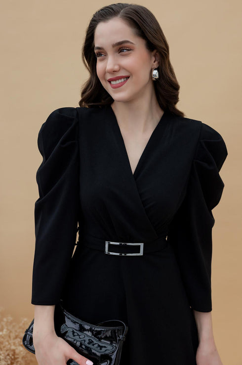 فستان - أسود