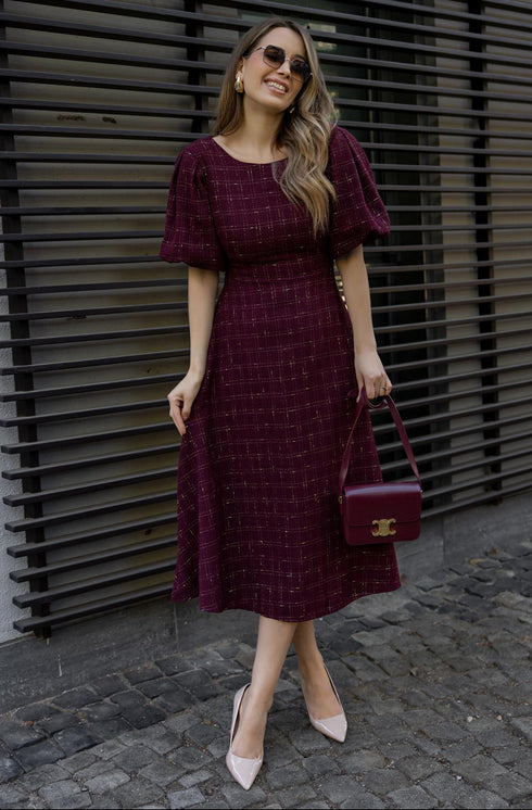 فستان - بوردو