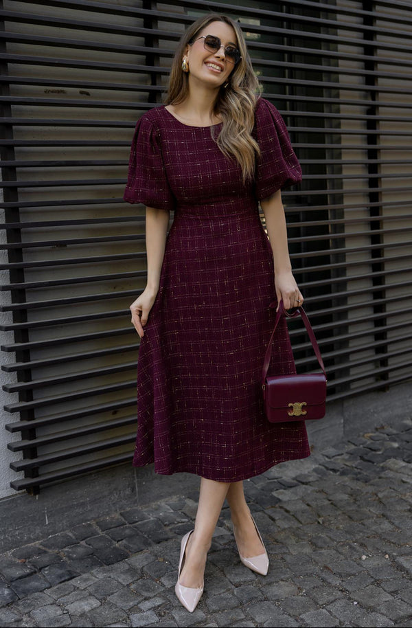 فستان - بوردو