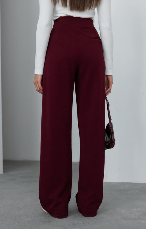 بنطلون ليكرا - بوردو