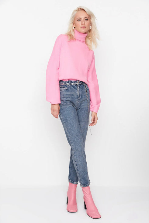 بنطلون جينز أزرق