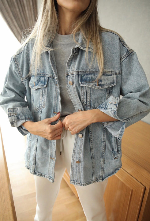 جكيت جينز فاتح