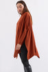 كنزة - تريكو واسعة باللون القرميدي
