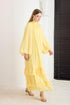 فستان شيفون - أصفر ليموني