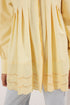 قميص بتفاصيل مطرزة - أصفر