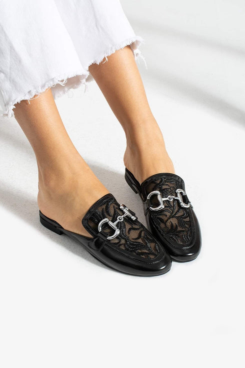 Women's Dantel Slippers-Black