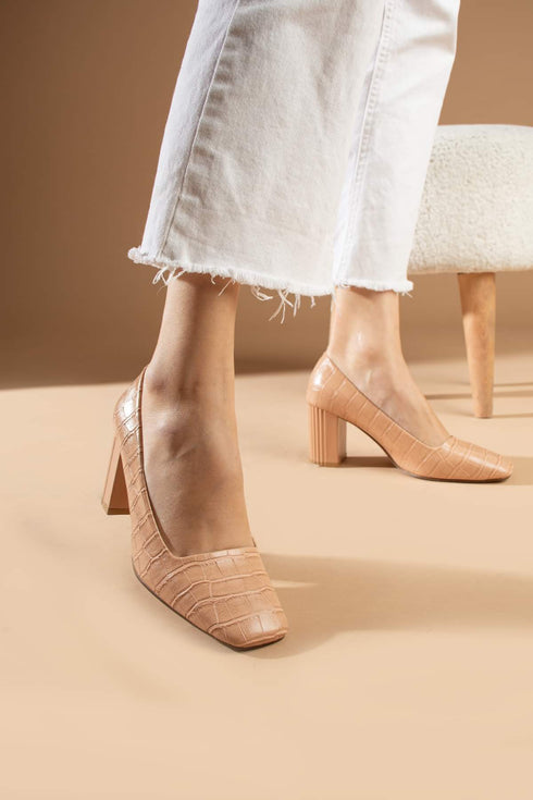 Nude Women Heeled Shoes