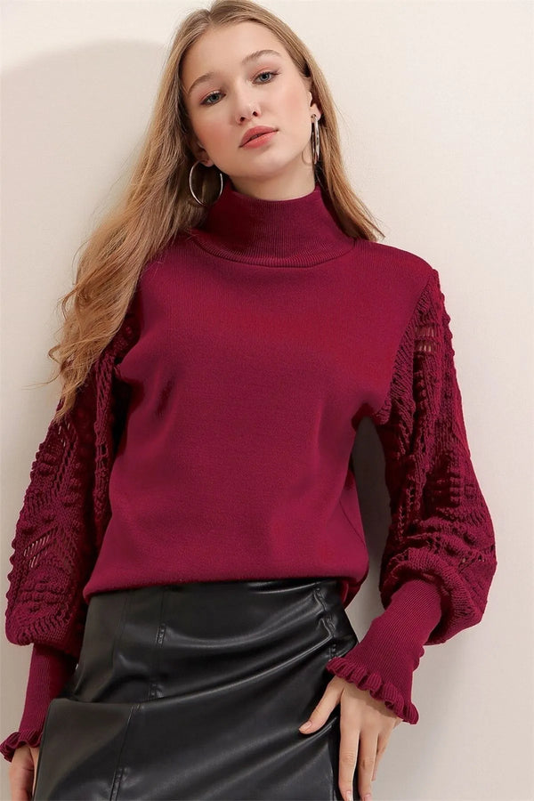 كنزة تريكو - بوردو