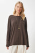 بلوزة - باللون البني