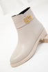 جزمة قصيرة لون بيج