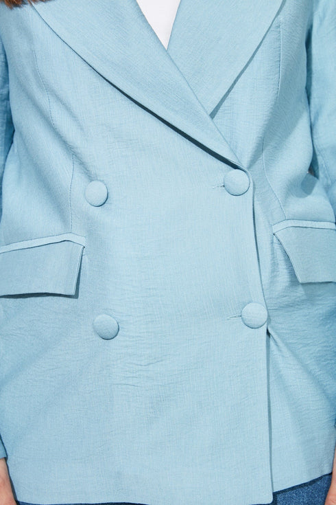 جاكيت ازرق فاتح