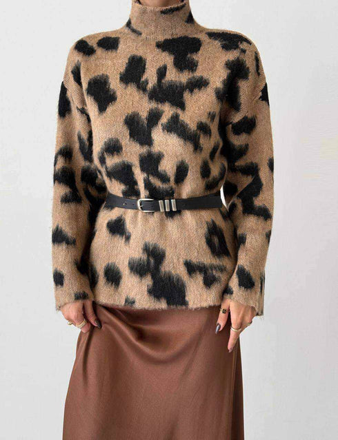 كنزة تايجر من الصوف الناعم