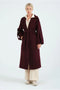 معطف جوخ طويل - بوردو