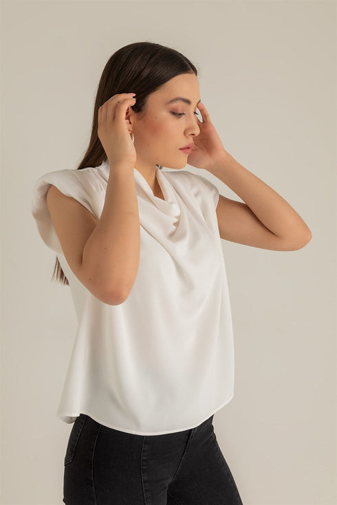 بلوزة - أبيض