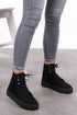 جزمة قصيرة لون أسود