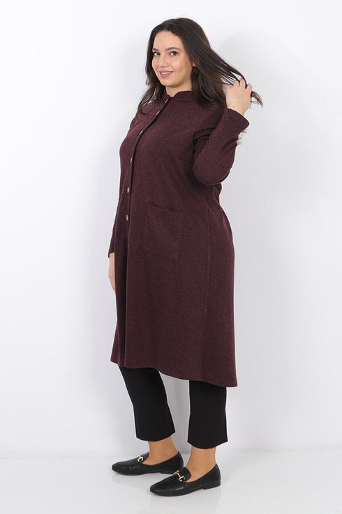 جرزة نسائية لون برغندي