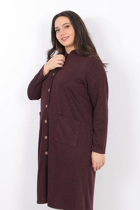 جرزة نسائية لون برغندي