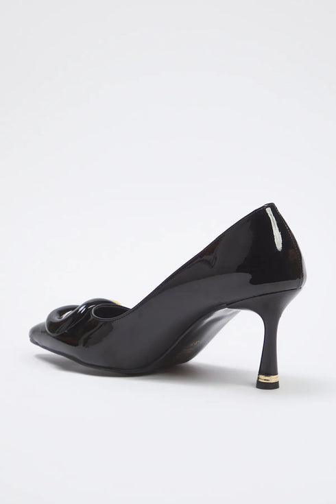 حذاء بكعب عالي لون أسود