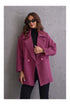 جكيت قصير مبطن لون فوشيا