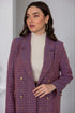 جكيت بأزرار ذهبية - بنفسجي