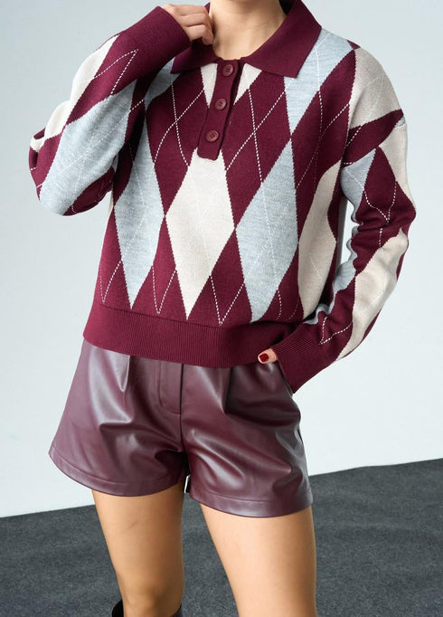 كنزة تريكو - بوردو