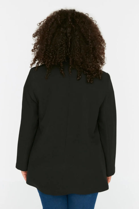 بليزر ببطانة من التايجر باللون الأسود