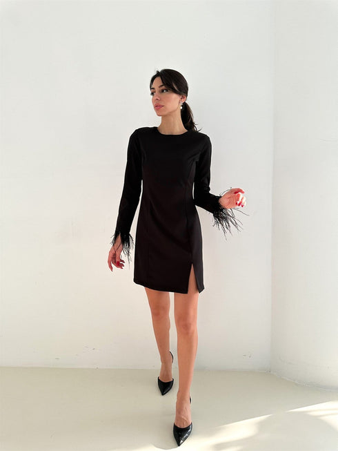 فستان - أسود