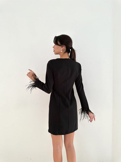 فستان - أسود