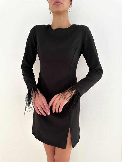 فستان - أسود