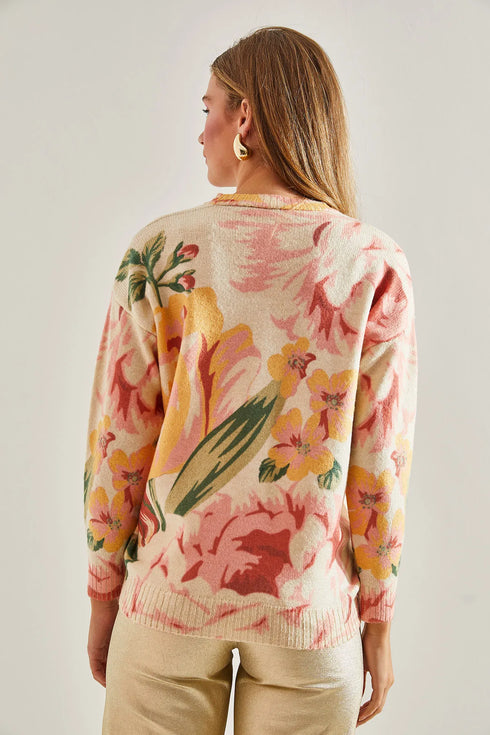 كنزة تريكو موردة