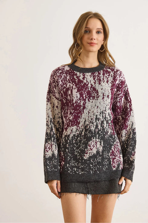 كنزة صوف ناعم اوفر سايز