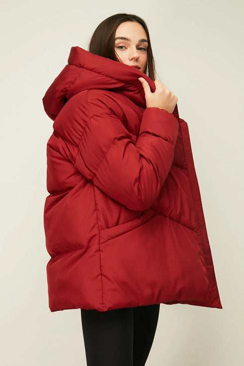 جكيت وتر بروف لون أحمر