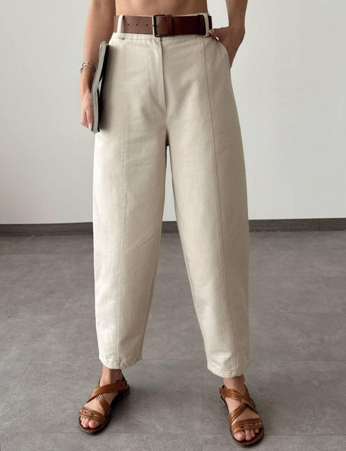 بنطلون نسائي- بيج