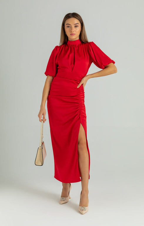 فستان نسائي- أحمر