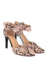 Pink Snake High Heels