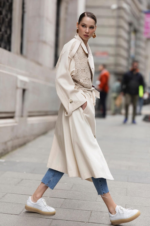 ترانشكوت طويل اوفر سايز - بيج