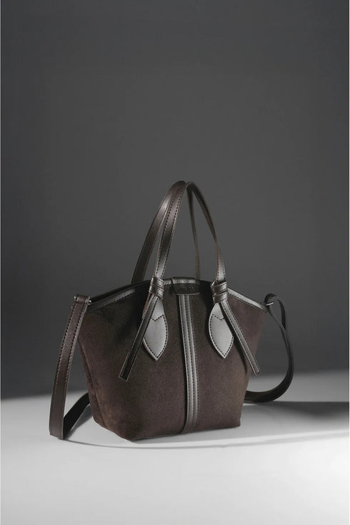 حقيبة كتف نسائية من الجلد