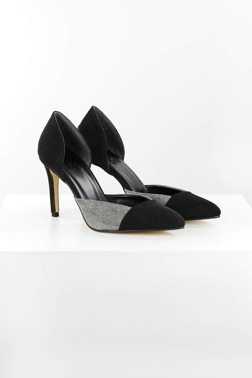 حذاء كعب عالي - أسود